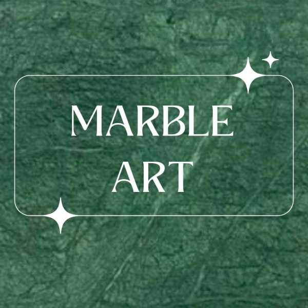 green-marble-art